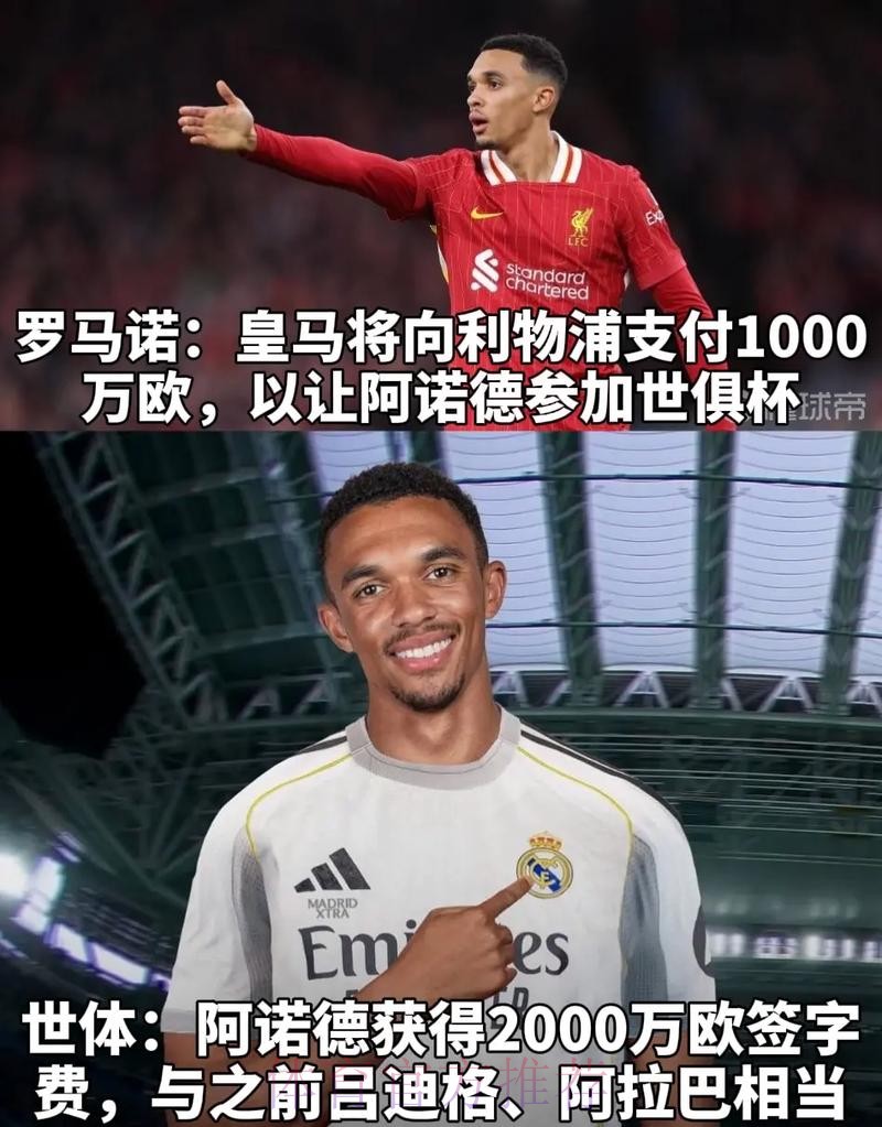 皇马想让阿诺德参加世俱杯 或花钱让利物浦放人 皇马想让阿诺德参加世俱杯 或花钱让利物浦放人